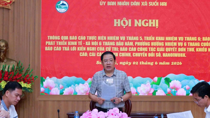 Xã Suối Hai: Quyết liệt chấn trỉnh kỷ cương hành chính, đẩy mạnh phát triển kinh tế - xã hội