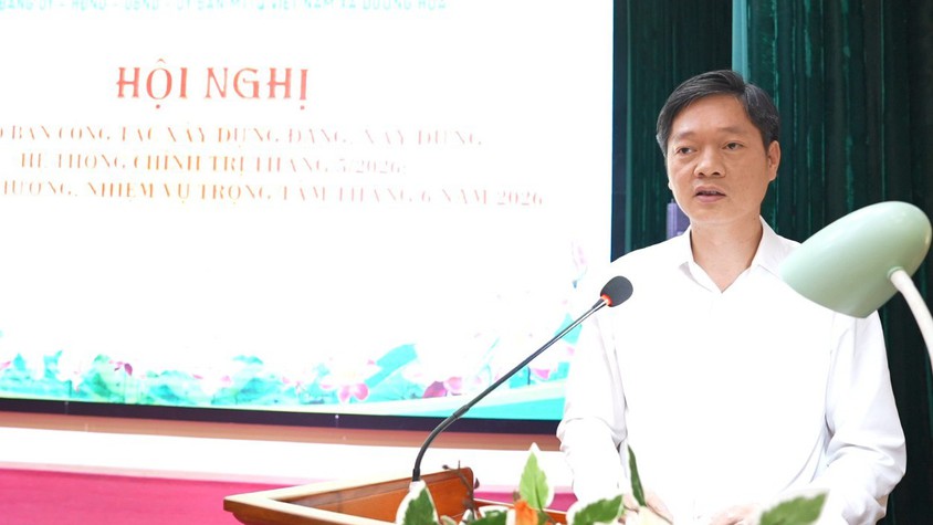 Đảng uỷ - HĐND – UBND – UB MTTQ xã giao ban công tác tháng 5, triển khai phương hướng, nhiệm vụ trọng tâm tháng 6/2026