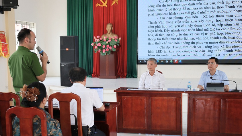 Xã Tiến Thắng đẩy mạnh triển khai mô hình “Thôn số” tại thôn Thanh Vân