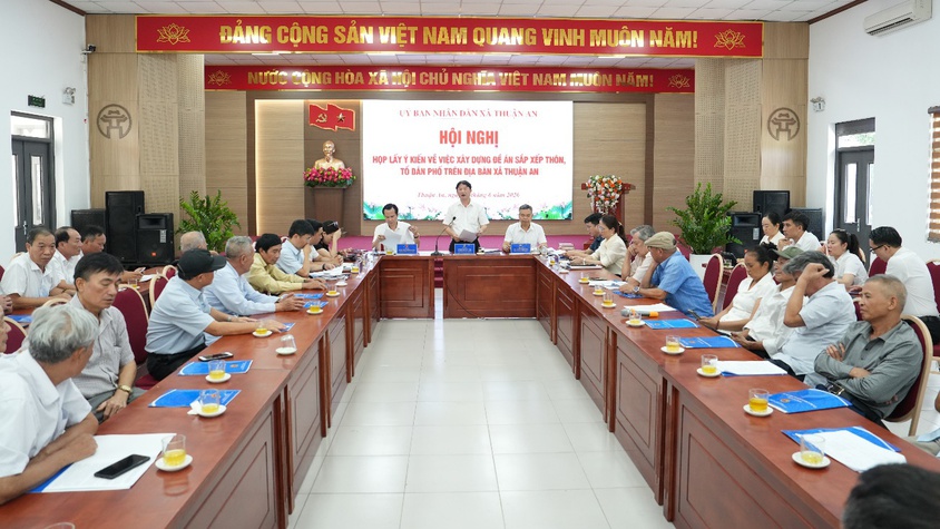 Nhiều ý kiến tâm huyết đóng góp xây dựng Đề án sắp xếp thôn, tổ dân phố trên địa bàn xã Thuận An