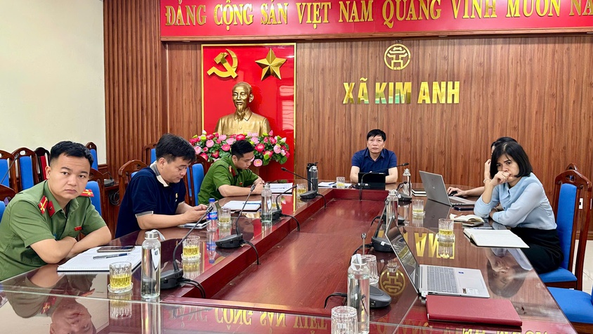 XÃ KIM ANH THAM GIA TẬP HUẤN KỸ NĂNG VẬN HÀNH, VIẾT TIN, BÀI VÀ ĐĂNG TẢI THÔNG TIN TRÊN CÁC NỀN TẢNG TRUYỀN THÔNG CƠ SỞ