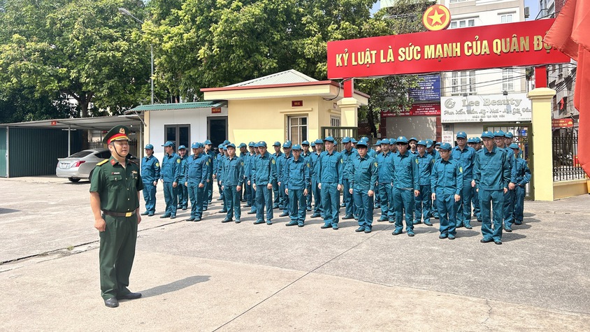 84 học viên tham gia huấn luyện dân quân cơ động năm 2026