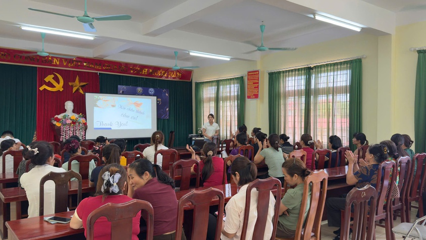 TRẠM Y TẾ XÃ DÂN HOÀ TỔ CHỨC TẬP HUẤN PHÒNG, CHỐNG SỐT XUẤT HUYẾT 