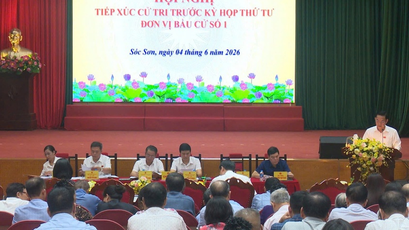 HĐND XÃ SÓC SƠN KHÓA II TIẾP XÚC CỬ TRI TRƯỚC KỲ HỌP THỨ 4 TẠI ĐƠN VỊ BẦU CỬ SỐ 1