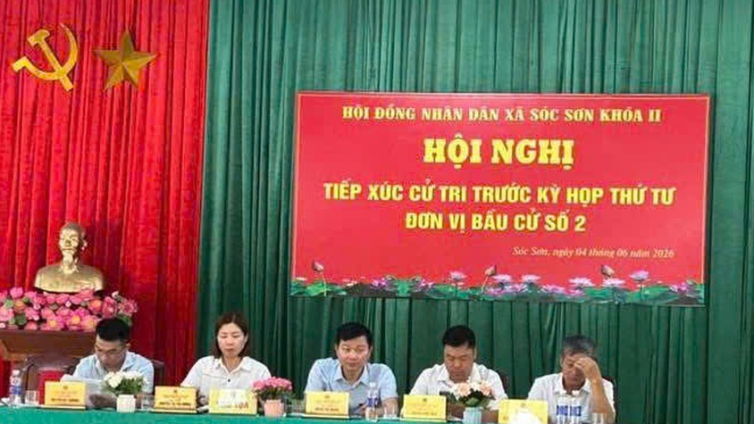 ĐẠI BIỂU HĐND XÃ SÓC SƠN TIẾP XÚC CỬ TRI TRƯỚC KỲ HỌP THƯỜNG LỆ GIỮA NĂM 2026 – ĐƠN VỊ BẦU CỬ SỐ 2