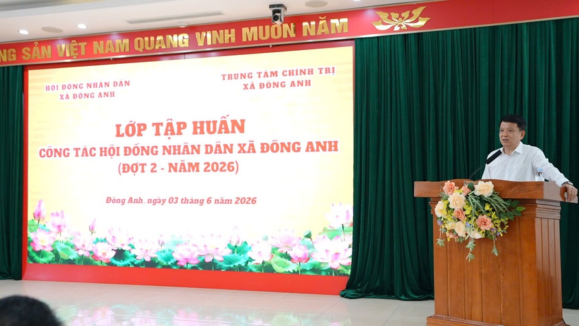 Đông Anh tổ chức lớp bồi dường công tác HĐND năm 2026 với chuyên đề Chuyển đổi số