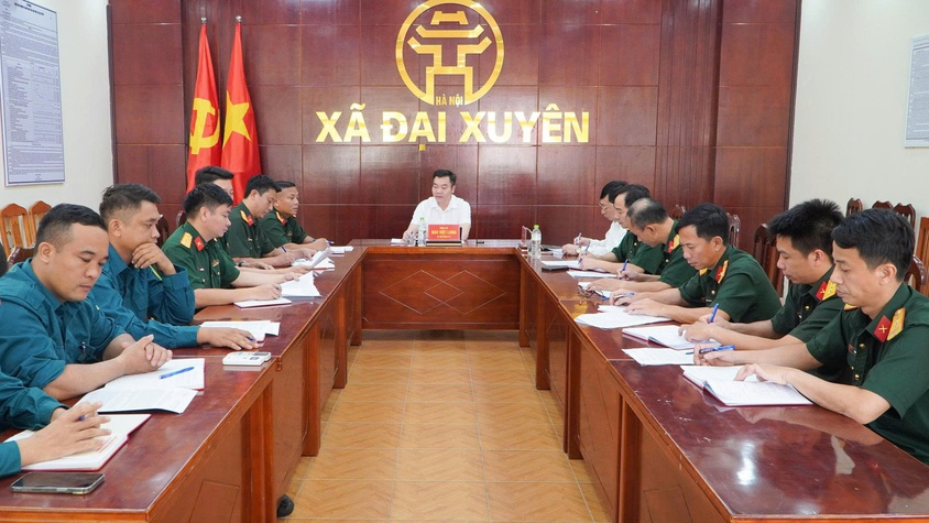 Chi bộ Quân sự xã Đại Xuyên ra nghị quyết lãnh đạo thực hiện nhiệm vụ tháng 6 năm 2026