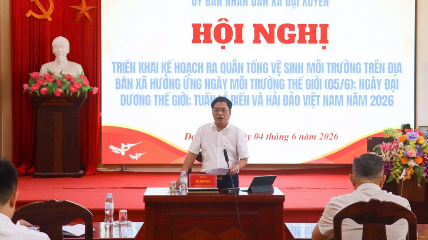 Hội nghị triển khai kế hoạch ra quân tổng vệ sinh môi trường hưởng ứng Ngày Môi trường thế giới năm 2026