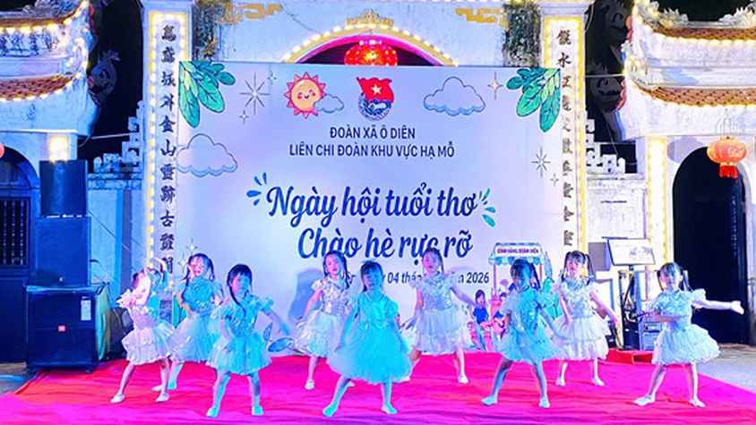 Sôi nổi các hoạt động hè tại liên chi đoàn khu vực Hạ Mỗ