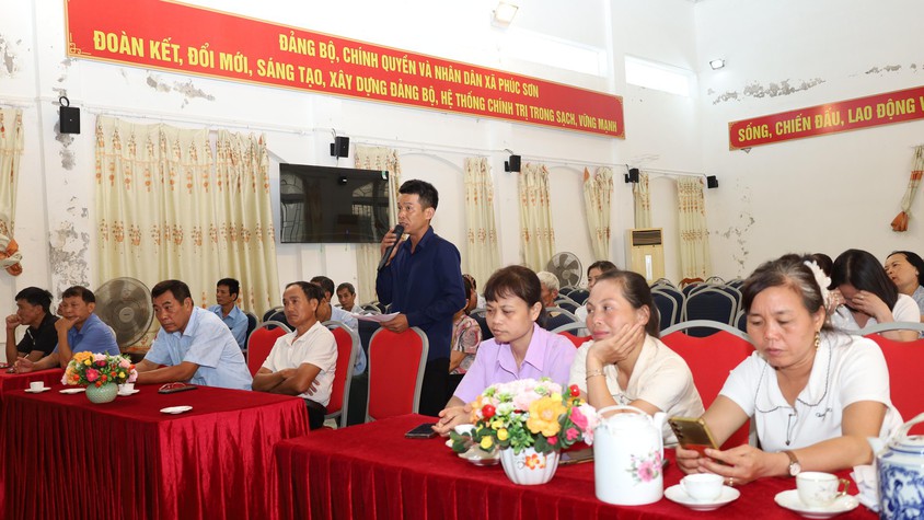 Phúc Sơn tập trung giải quyết 5 điểm nghẽn dân sinh