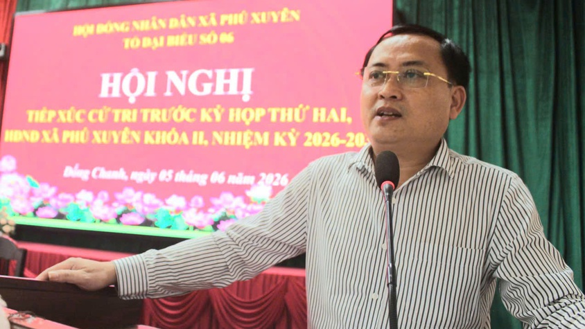 Hội nghị tiếp xúc cử tri trước Kỳ họp thứ hai HĐND xã Phú Xuyên khóa II, nhiệm kỳ 2026-2031