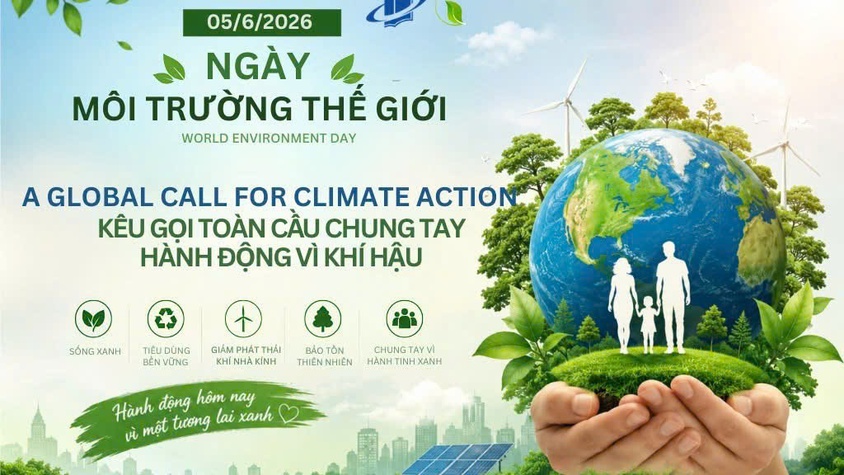 Ngày môi trường thế giới 5/6: Chung tay hành động vì một tương lai xanh