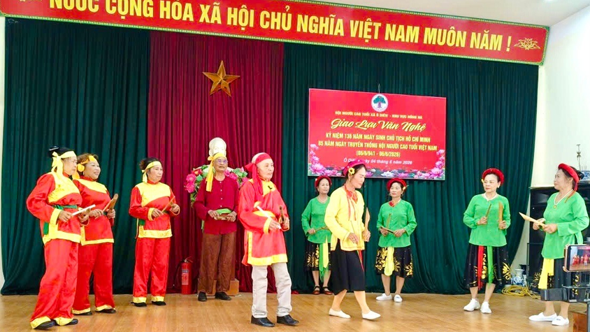 Chương trình giao lưu văn hóa, văn nghệ Người cao tuổi Khu vực Hồng Hà