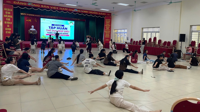 Tập huấn nội dung Thể dục nhịp điệu thiếu niên, nhi đồng hè 2026