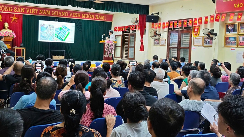 Phường Xuân Phương tăng cường đối thoại với người dân về công tác giải phóng mặt bằng Dự án đường 70 