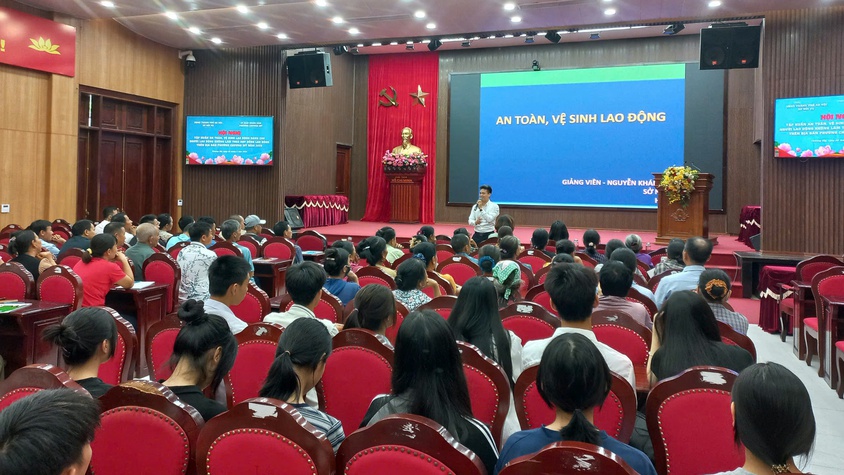Phường Chương Mỹ tổ chức tập huấn nâng cao nhận thức về an toàn, vệ sinh lao động cho người lao động không làm theo hợp đồng lao động năm 2026