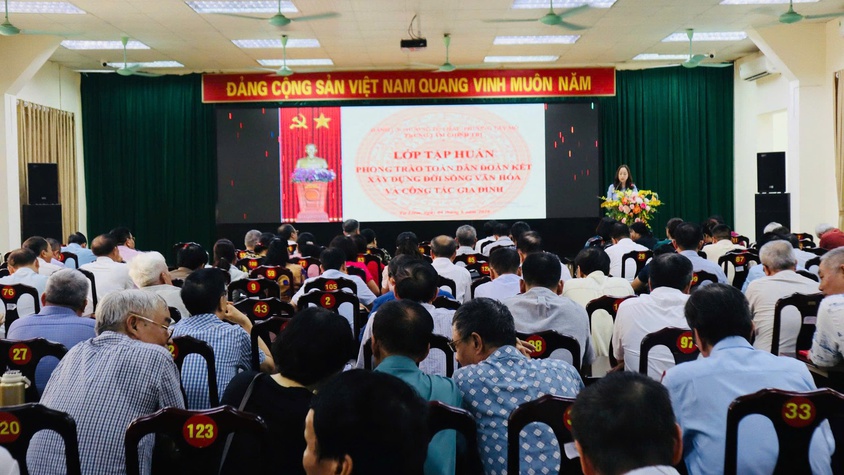 Tập huấn Phong trào “Toàn dân đoàn kết xây dựng đời sống văn hóa” và công tác gia đình