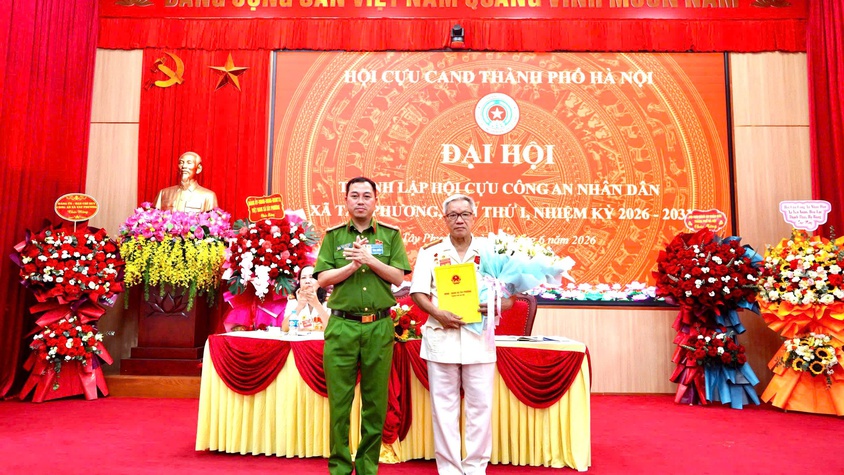 Đại hội thành lập Hội cựu Công an nhân dân xã Tây Phương lần thứ I, nhiệm kỳ 2026 – 2031
