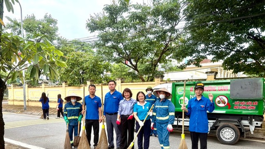 Phường Yên Sở: Chung tay vì môi trường sống xanh, bền vững