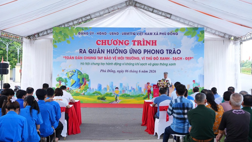 Xã Phù Đổng quyết tâm xây dựng môi trường sống trong lành, bền vững 