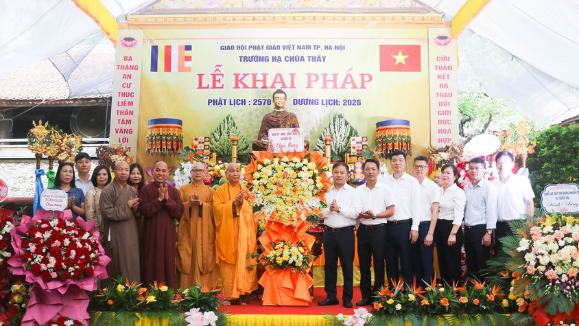 Trang nghiêm Khai pháp An cư kiết hạ tại Hạ trường Chùa Thầy năm 2026 (PL.2570)