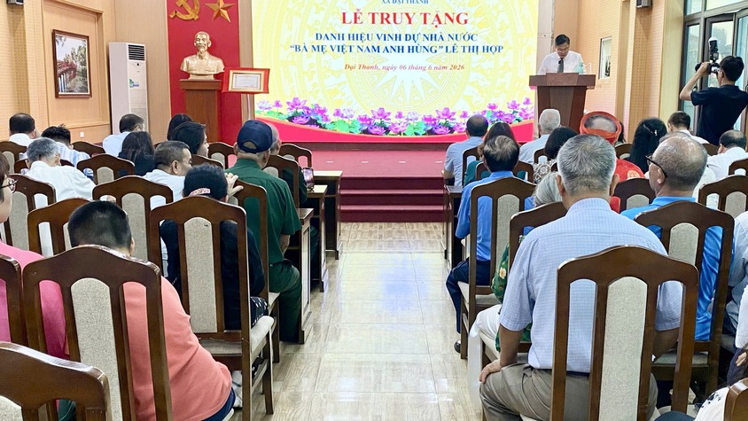 LỄ TRUY TẶNG DANH HIỆU VINH DỰ NHÀ NƯỚC “BÀ MẸ VIỆT NAM ANH HÙNG” ĐỐI VỚI MẸ LÊ THỊ HỢP