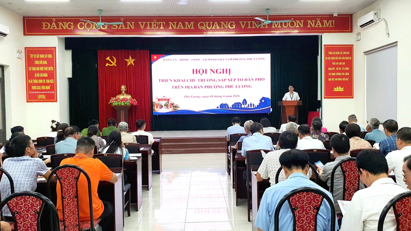 Phường Phú Lương triển khai phương án sắp xếp tổ dân phố, hướng tới nâng cao hiệu quả quản lý ở cơ sở