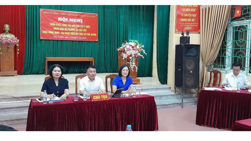 Phú Xuyên triển khai phương án sắp xếp, sáp nhập các thôn trên địa bàn xã theo đúng quy định