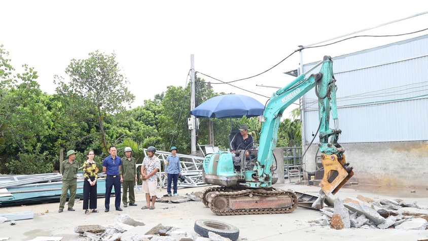 Phường Chương Mỹ kiên quyết xử lý 17 trường hợp vi phạm đất đai, thủy lợi