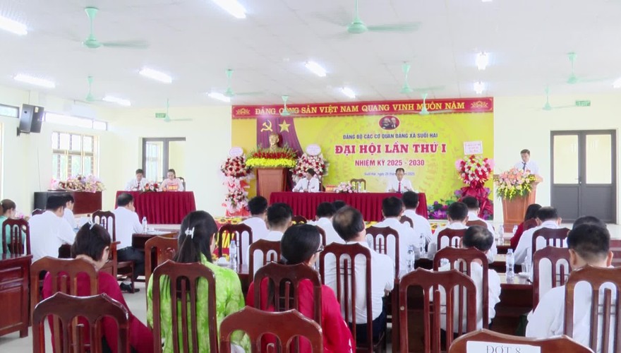 Đại hội Đảng bộ các cơ quan Đảng xã Suối Hai lần thứ I, nhiệm kỳ 2025 -2030