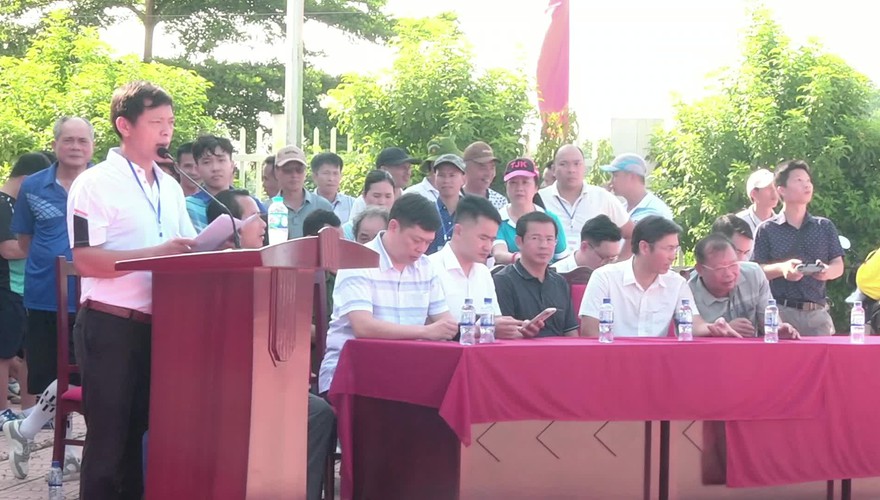 Khai mạc giải thể thao chào mừng Đại hội Đảng xã Đoài Phương