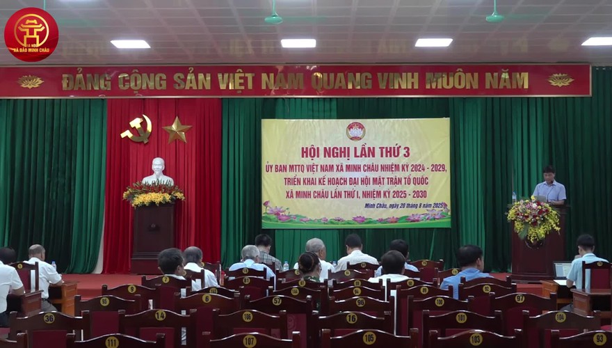 Uỷ ban MTTQ Việt Nam xã Minh Châu: triển khai Kế hoạch tổ chức Đại hội lần thứ I