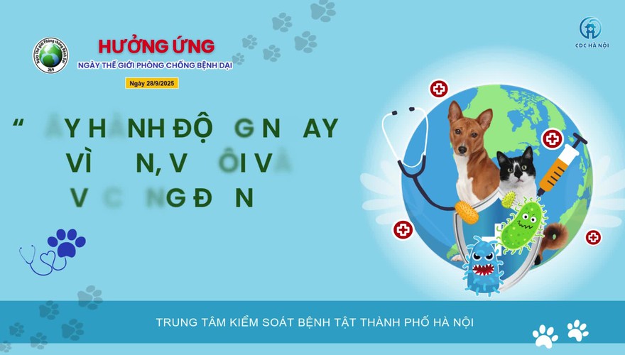 Hưởng ứng Ngày thế giới phòng chống bệnh dại