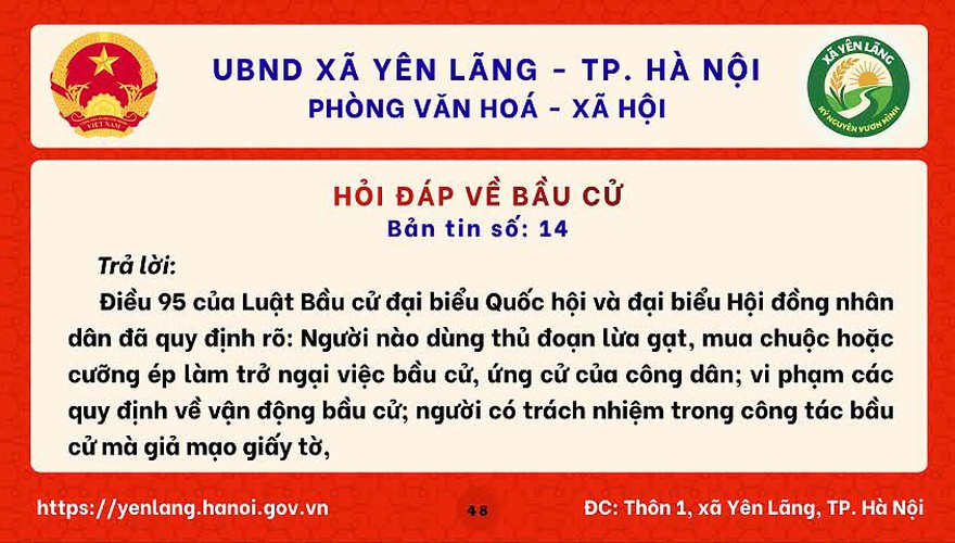 BẢN TIN 14 HỎI ĐÁP VỀ BẦU CỬ QUỐC HỘI KHÓA XVI VÀ HĐND CÁC CẤP NHIỆM KỲ 2026-2031