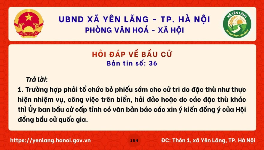 BẢN TIN 36 HỎI ĐÁP VỀ BẦU CỬ QUỐC HỘI KHÓA XVI VÀ HĐND CÁC CẤP NHIỆM KỲ 2026-2031