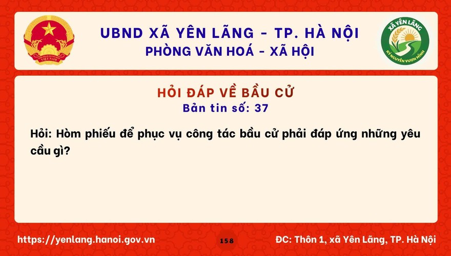 BẢN TIN 37 HỎI ĐÁP VỀ BẦU CỬ QUỐC HỘI KHÓA XVI VÀ HĐND CÁC CẤP NHIỆM KỲ 2026-2031