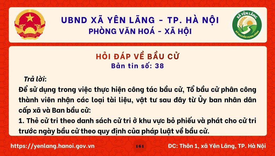 BẢN TIN 38 HỎI ĐÁP VỀ BẦU CỬ QUỐC HỘI KHÓA XVI VÀ HĐND CÁC CẤP NHIỆM KỲ 2026-2031
