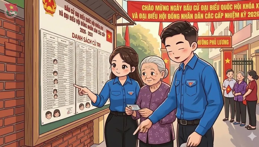 Tuổi trẻ Phú Lương tích cực tuyên truyền về quyền và nghĩa vụ bầu cử