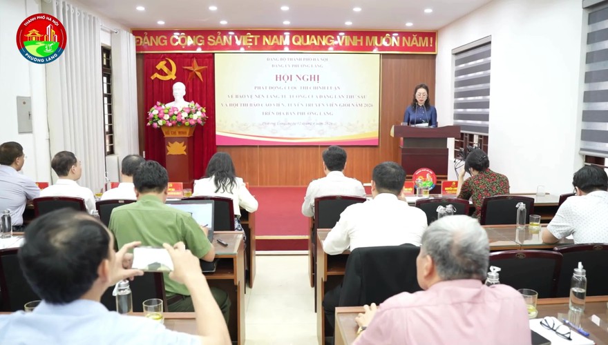 PHƯỜNG LÁNG CỦNG CỐ “MẶT TRẬN TƯ TƯỞNG” TỪ CUỘC THI CHÍNH LUẬN VÀ HỘI THI BÁO CÁO VIÊN, TUYÊN TRUYỀN VIÊN GIỎI GIỎI NĂM 2026