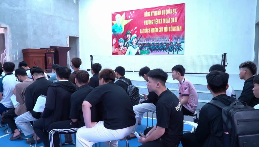 Phường Chương Mỹ thực hiện đăng ký nghĩa vụ quân sự năm 2026
