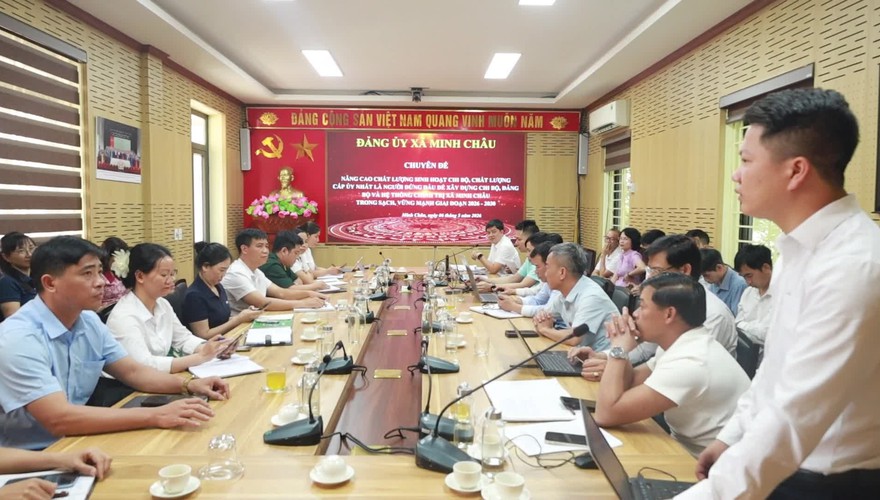 Xã Minh Châu đẩy mạnh triển khai mô hình: 