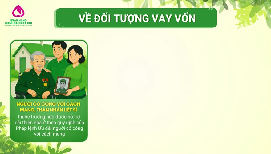 NGÂN HÀNG CHÍNH SÁCH XÃ HỘI HÀ ĐÔNG TRIỂN KHAI CHƯƠNG TRÌNH CHO VAY ƯU ĐÃI ĐỂ MUA, THUÊ MUA NHÀ Ở XÃ HỘI, NHÀ Ở CHO LỰC LƯỢNG VŨ TRANG NHÂN DÂN, XÂY DỰNG HOẶC CẢI TẠO, SỬA CHỮA NHÀ Ở