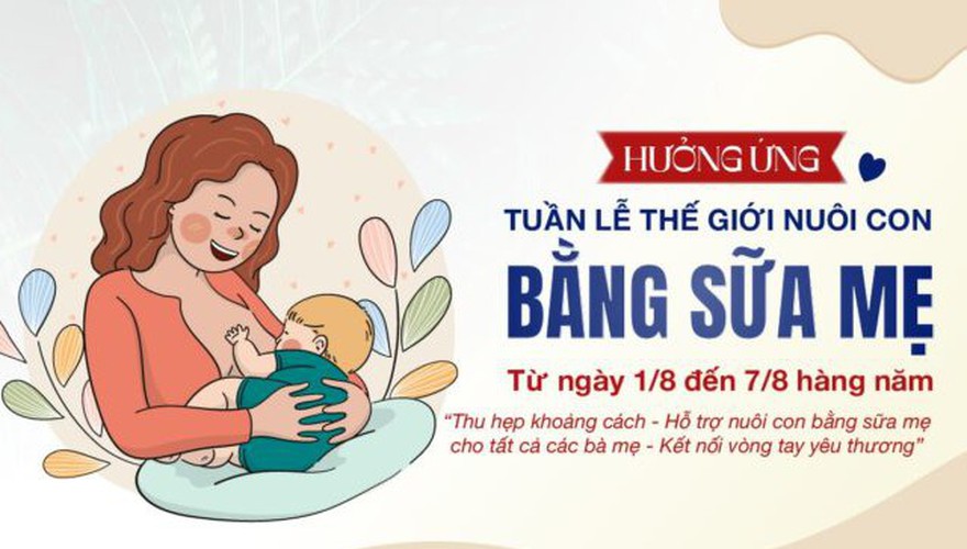 TUẦN LỄ THẾ GIỚI NUÔI CON BẰNG SỮA MẸ (1 – 7/8/2024)