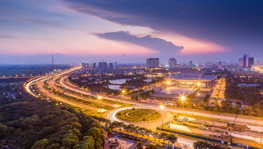 Vẻ đẹp huyền ảo Hà Nội về đêm