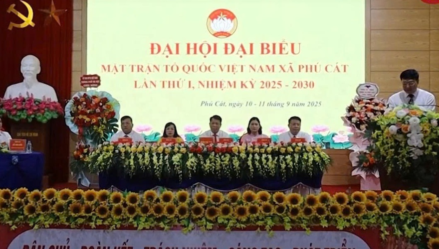 Đại Hội MTTQ Xã Phú Cát Lần Thứ Nhất Nhiệm Kỳ 2025 - 2030