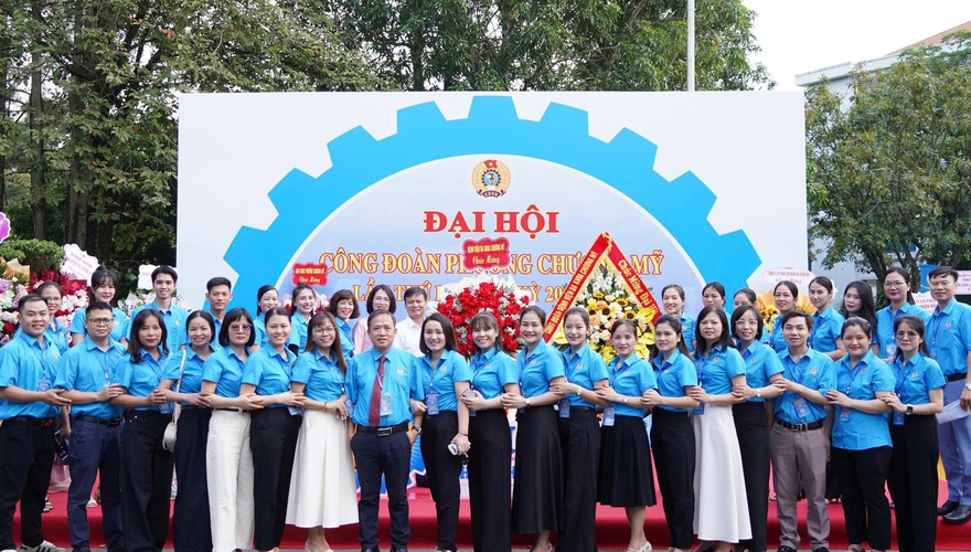 Rực rỡ Đại hội Công đoàn phường Chương Mỹ lần thứ I, nhiệm kỳ 2025 - 2030