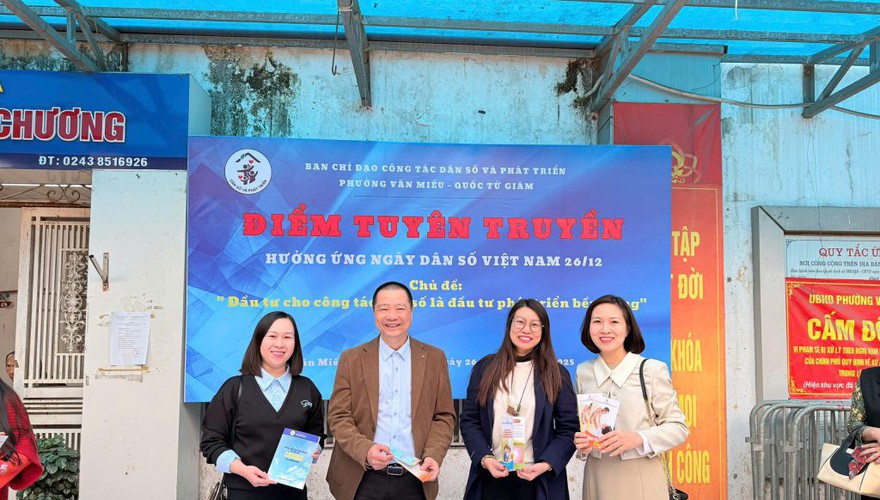 Hưởng ứng Tháng hành động về Dân số năm 2025 và Kỷ niệm Ngày Dân số Việt Nam 26/12