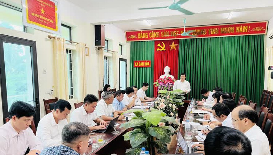 Xã Dân Hoà mới khẩn trương, chuyên nghiệp vận hành thử chính quyền 2 cấp