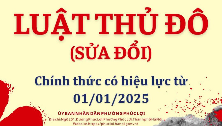 Những điểm mới của Luật Thủ đô (sửa đổi) năm 2025