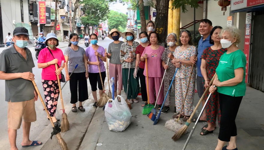 Ngày thứ 7 xanh tại phường Ngọc Hà